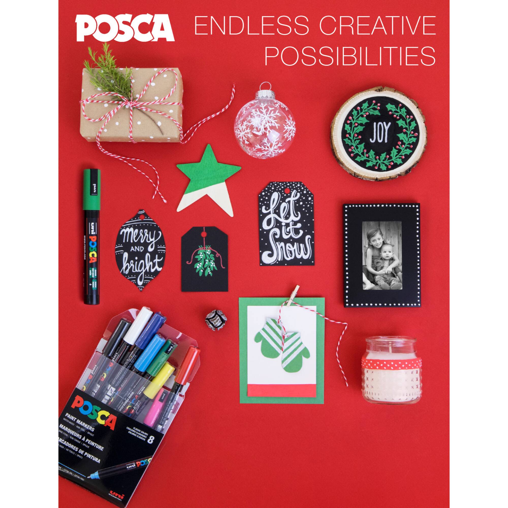 Posca PC-1MR Ultra-Fine Paint Marker Set